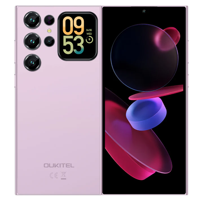 特価！OUKITEL C62 6.88インチ ピンク ゴールド2台セット OUKITEL C62 (4GB RAM 128GB STORAGE)