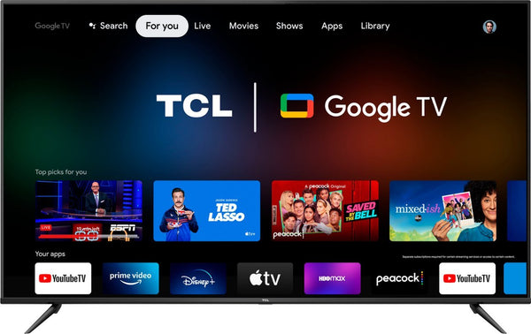 TCL 75" Class 4-Series LED 4K UHD Smart Google TV - 75S446 SAMTRONIX