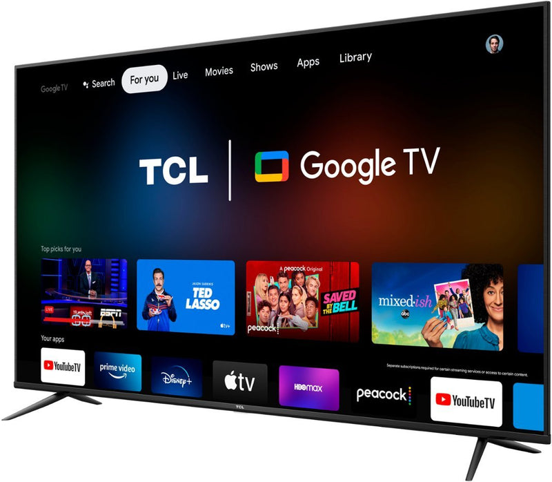 TCL 75" Class 4-Series LED 4K UHD Smart Google TV - 75S446 SAMTRONIX